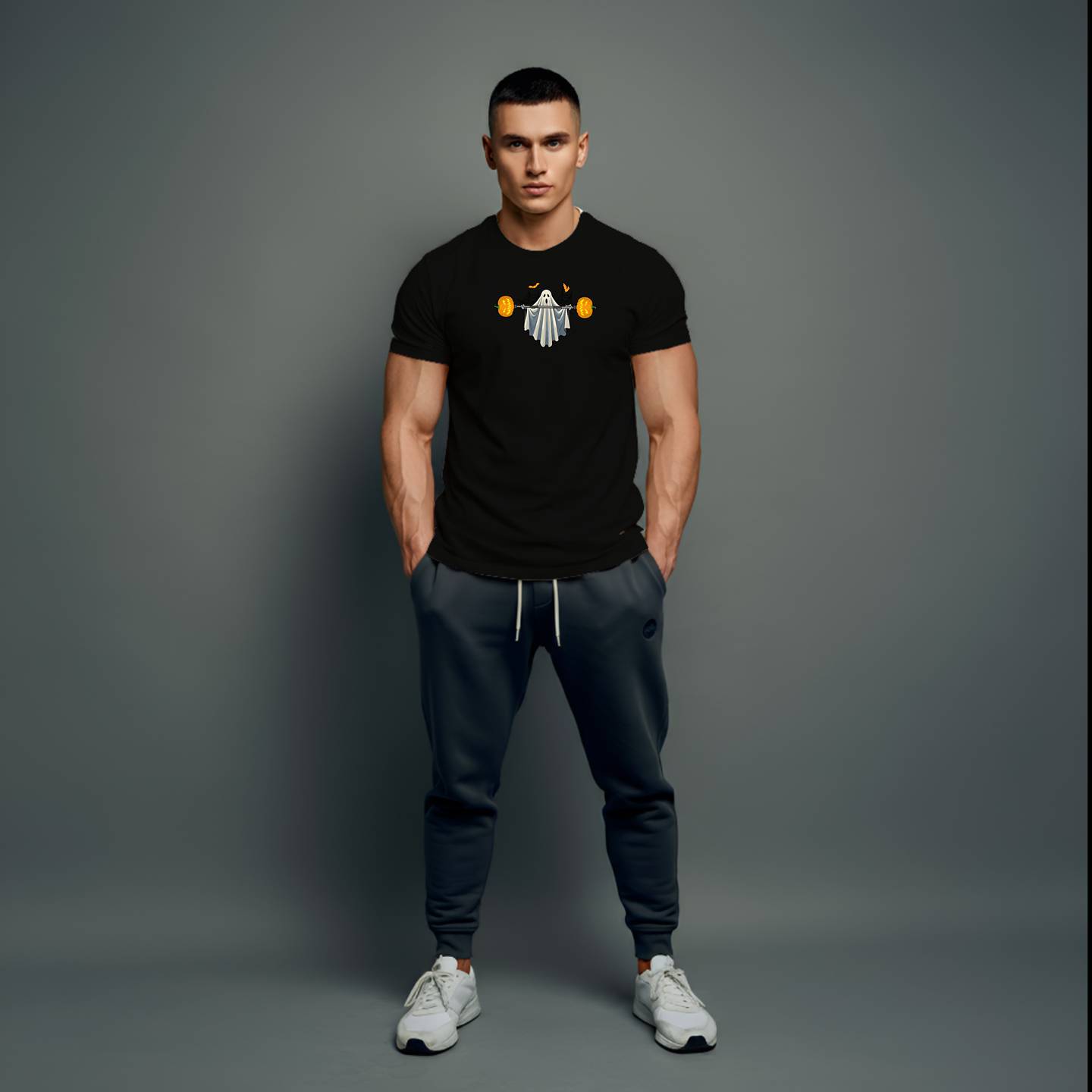 Black

Crafted from high-quality, breathable fabric, this t-shirt ensures maximum comfort and flexibility, allowing you to perform at your best during intense workouts, training sessions, or casual outings with friends. Whether you're hitting the gym, going for a run, or participating in a Halloween-themed fitness event, this shirt is designed to keep you feeling great while looking stylish. The lightweight material makes it perfect for layering during the cooler autumn months. Gymshark and Fabletics