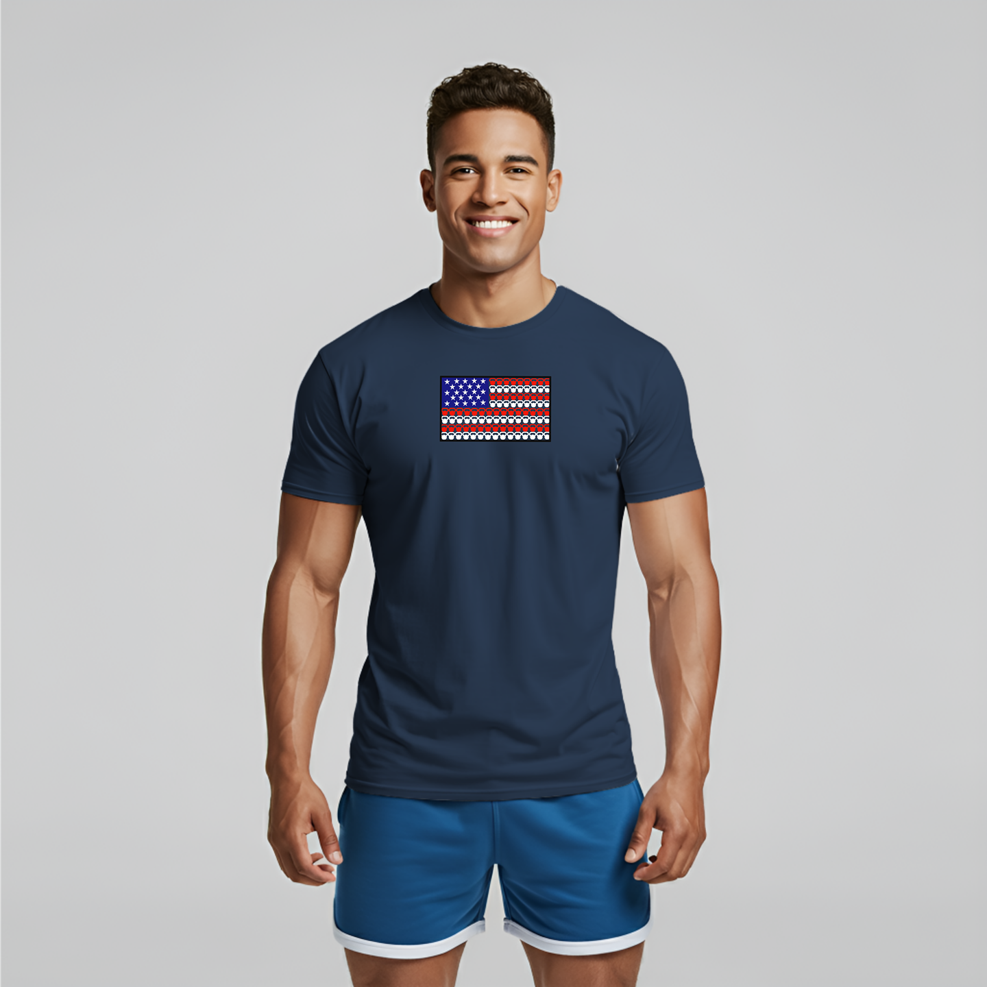 True Navy

This kettlebell flag shirt embodies the spirit of hard work, resilience, and determination, making it a must-have for anyone serious about their fitness journey. Join the Wildset community and showcase your dedication to lifting and strength training with this standout piece of fitness apparel. Embrace your passion for kettlebell training, powerlifting, with the kettlebell flag shirt, and let everyone know that you are proud to represent both the USA. Gymshark and Fabletics